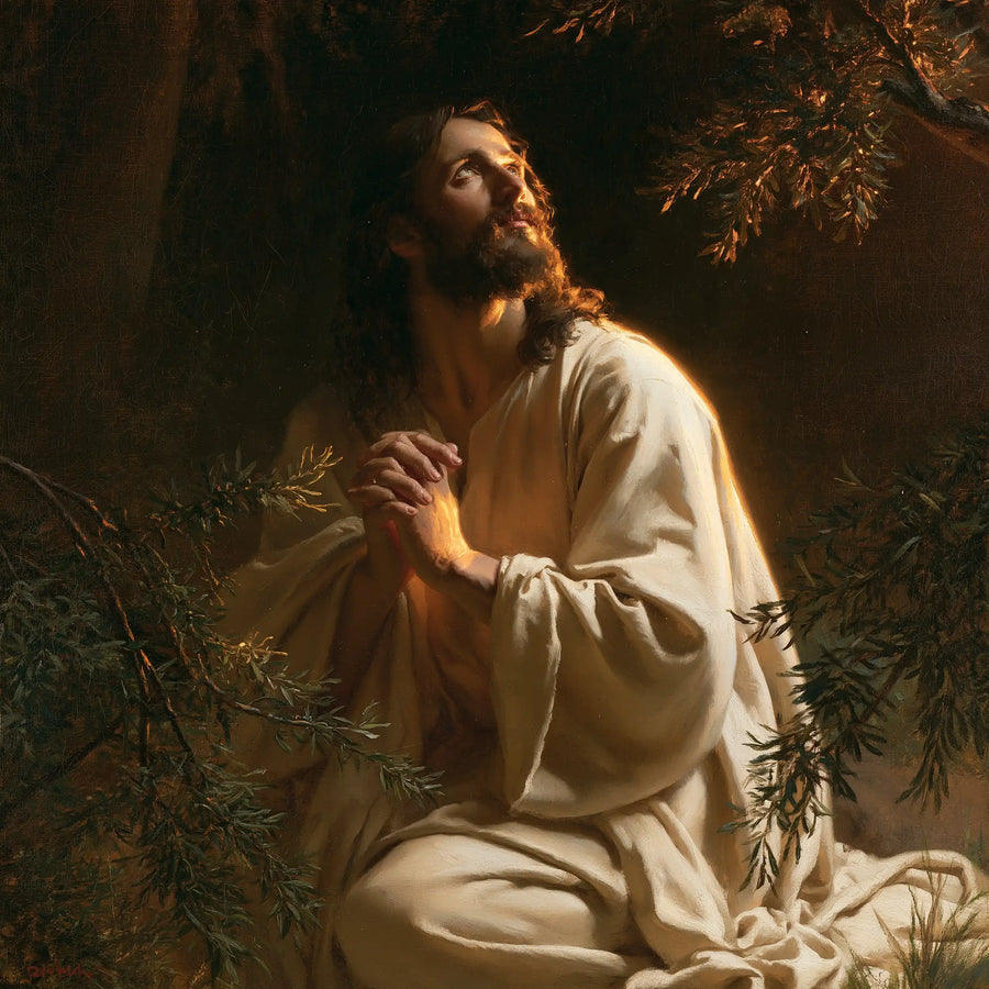 Jesus in Gethsemane — The Gaze above the Secret Garden