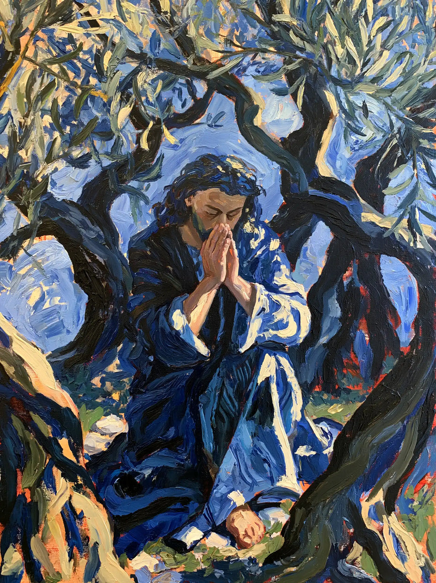Jesus in Gethsemane - Expressionist · Portrait n° 10
