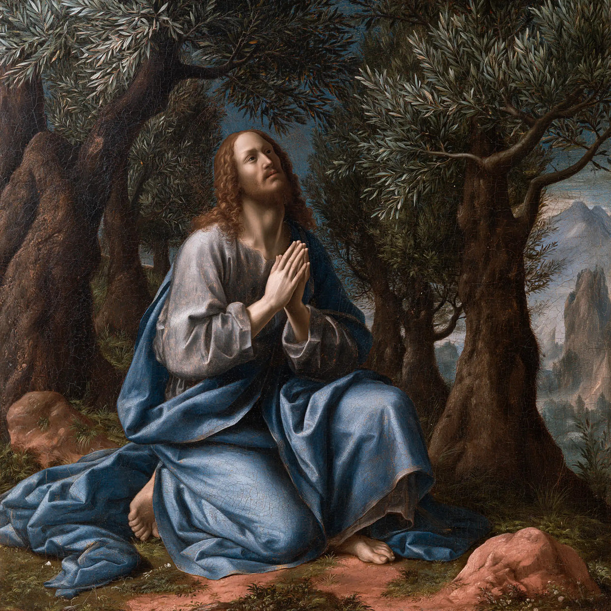 Jesus in Gethsemane — Prayer beside the Coral Rock
