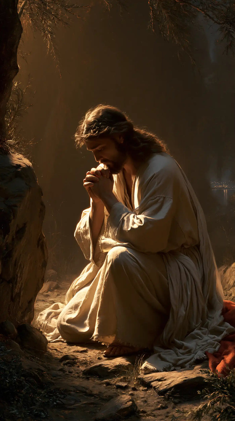 Jesus in Gethsemane - Sacred Agony · Portrait n° 1