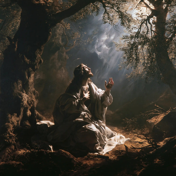 Jesus in Gethsemane - Theatrical Baroque · Square n° 8