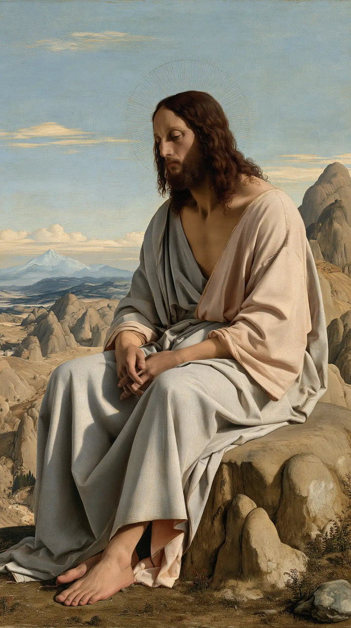 Jesus in the Desert - Florentine Renaissance · Portrait n° 4