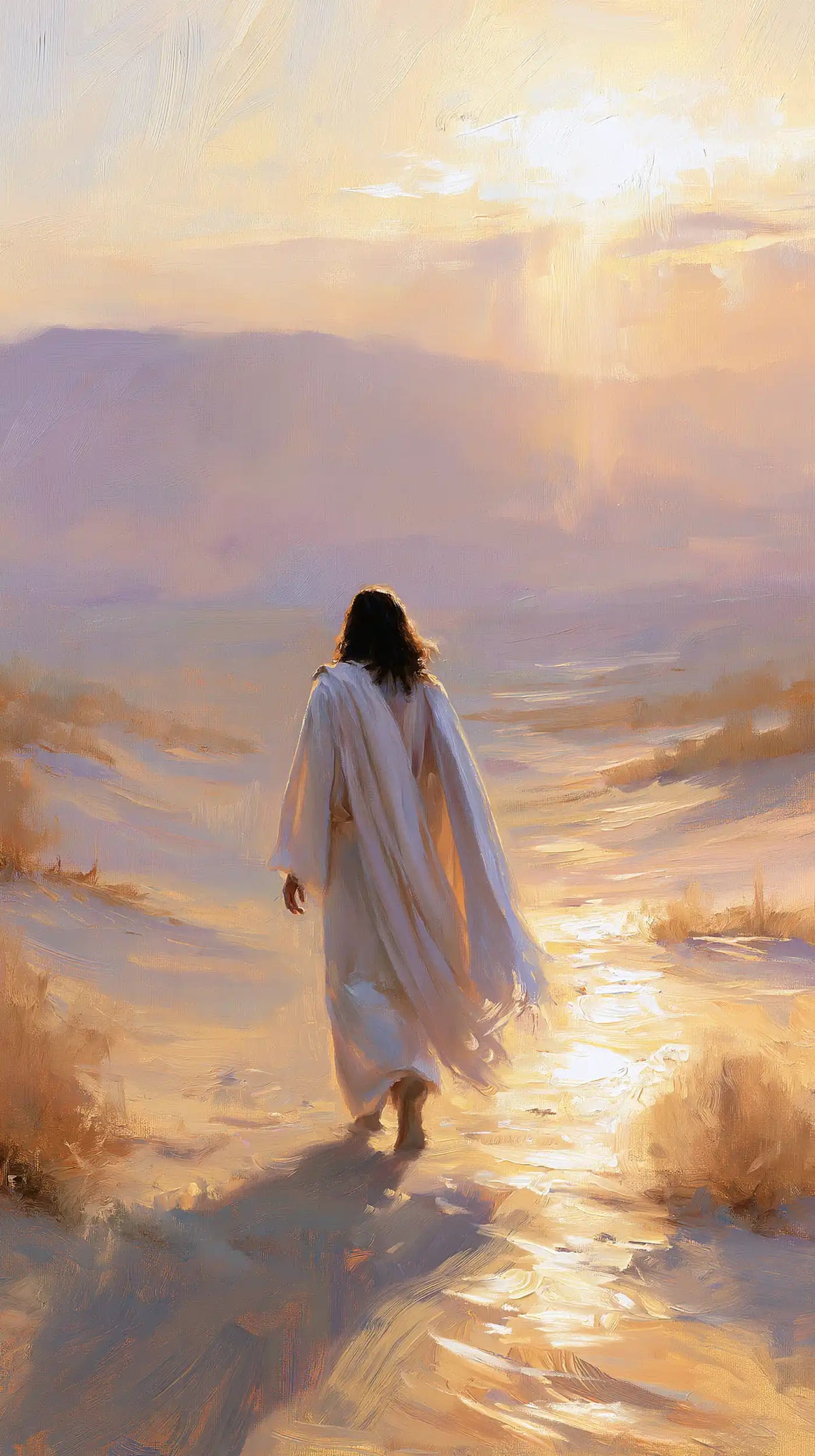 Jesus in the Desert - Impressionist · Portrait n° 4