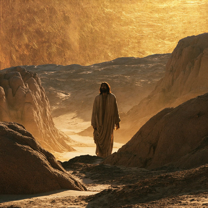 Jesus in the Desert — A Presence within the Amber Passage