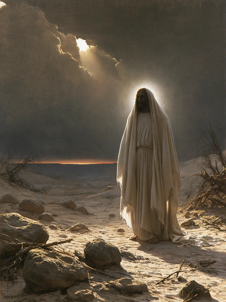 Jesus in the Desert — The Veil of Silence among the Stones