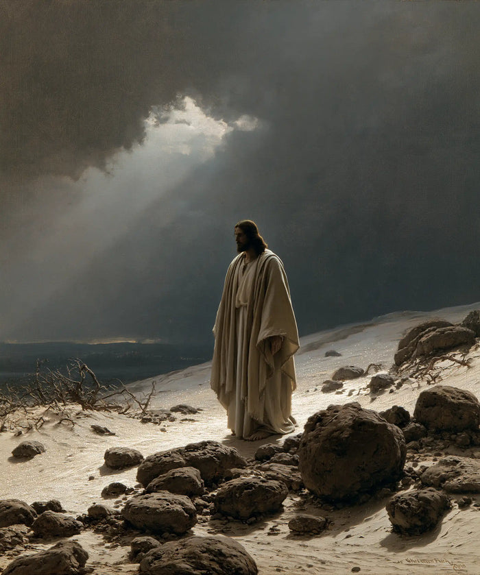 Jesus in the Desert - Symbolist · Portrait n° 38