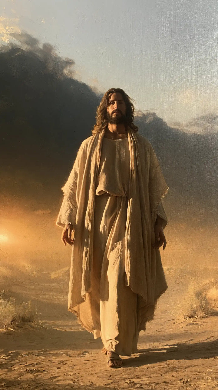 Jesus in the Desert - Victory Over Temptation · Portrait n° 10