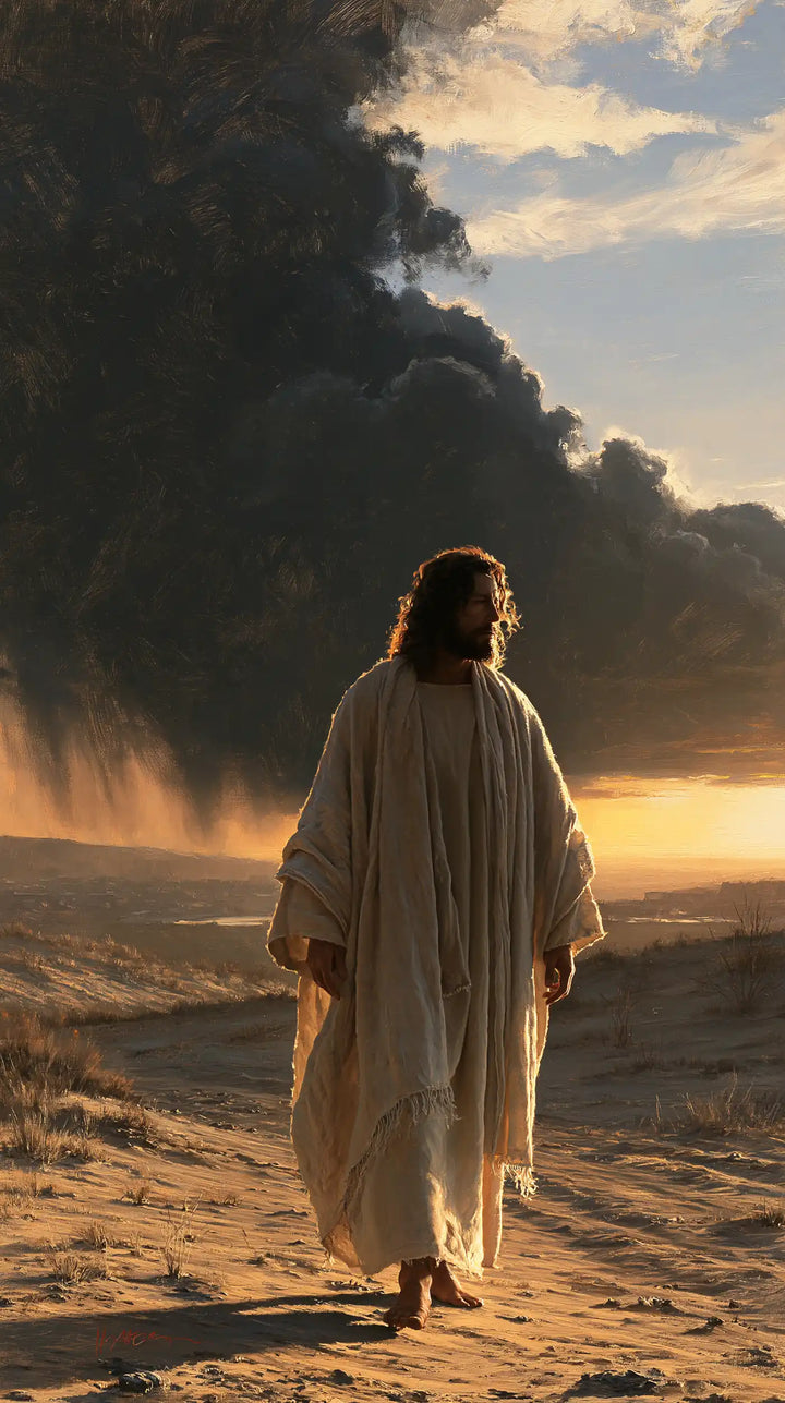 Jesus in the Desert - Victory Over Temptation · Portrait n° 13