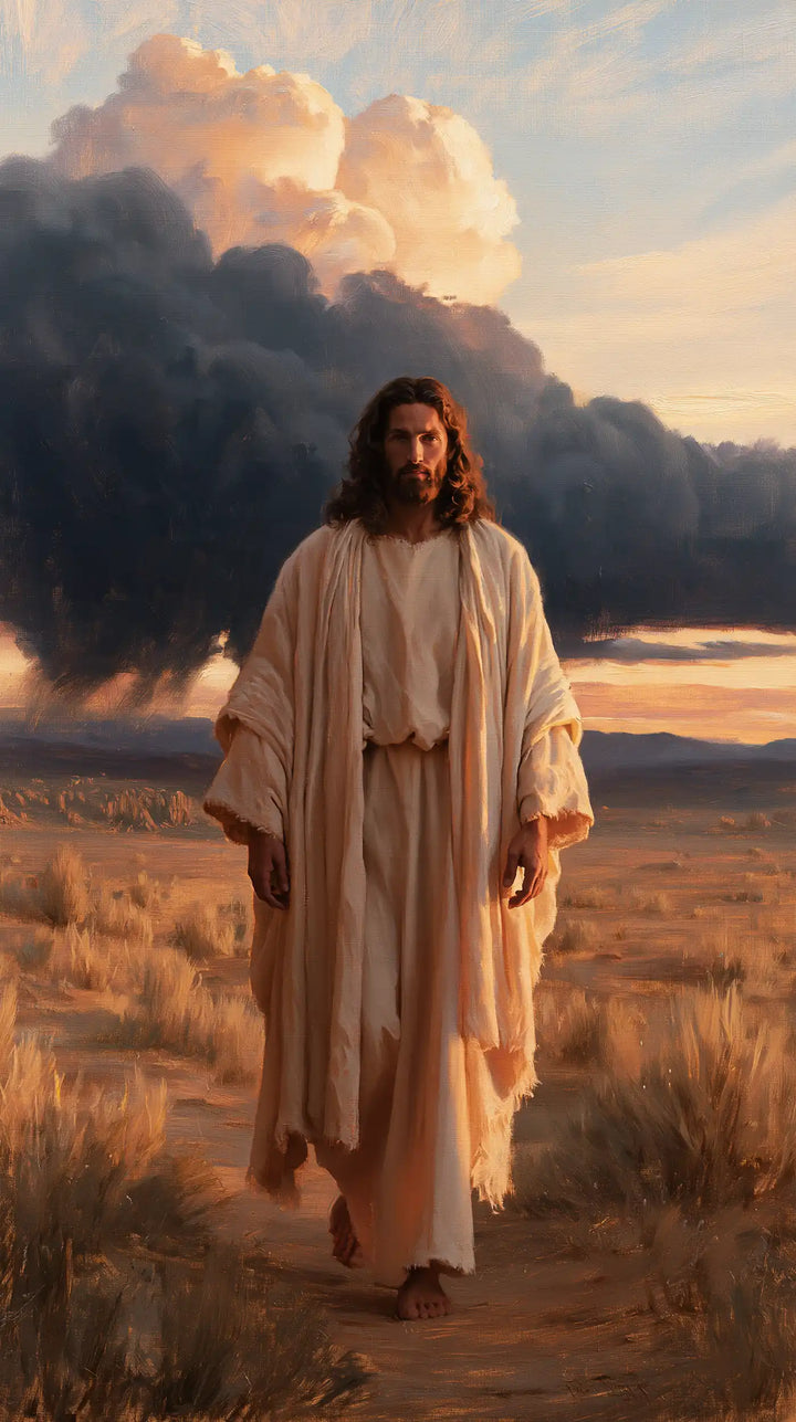 Jesus in the Desert - Victory Over Temptation · Portrait n° 15