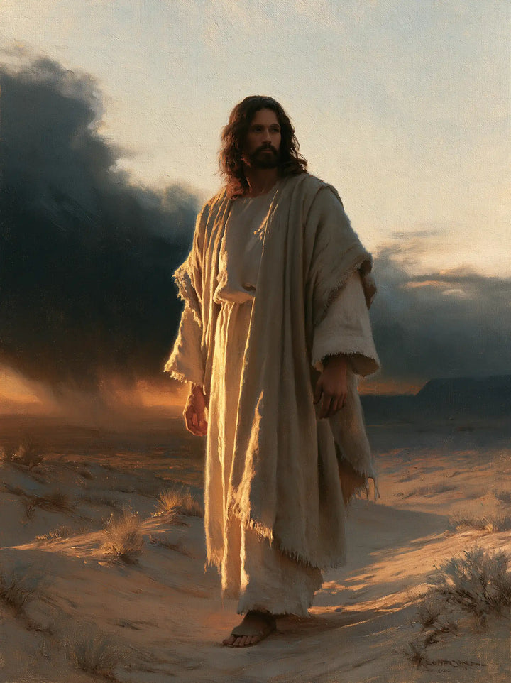 Jesus in the Desert - Victory Over Temptation · Portrait n° 31