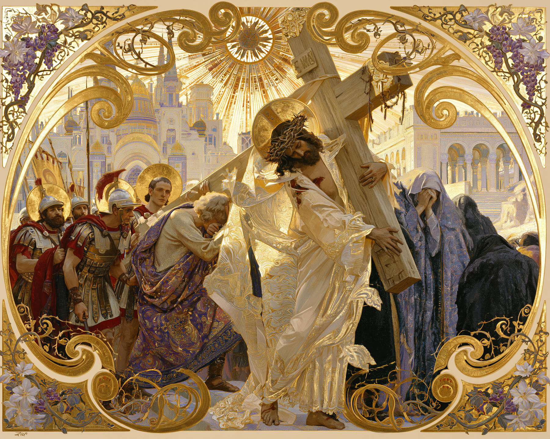 The Stations of the Cross - Sacred Art Nouveau · Landscape n° 2