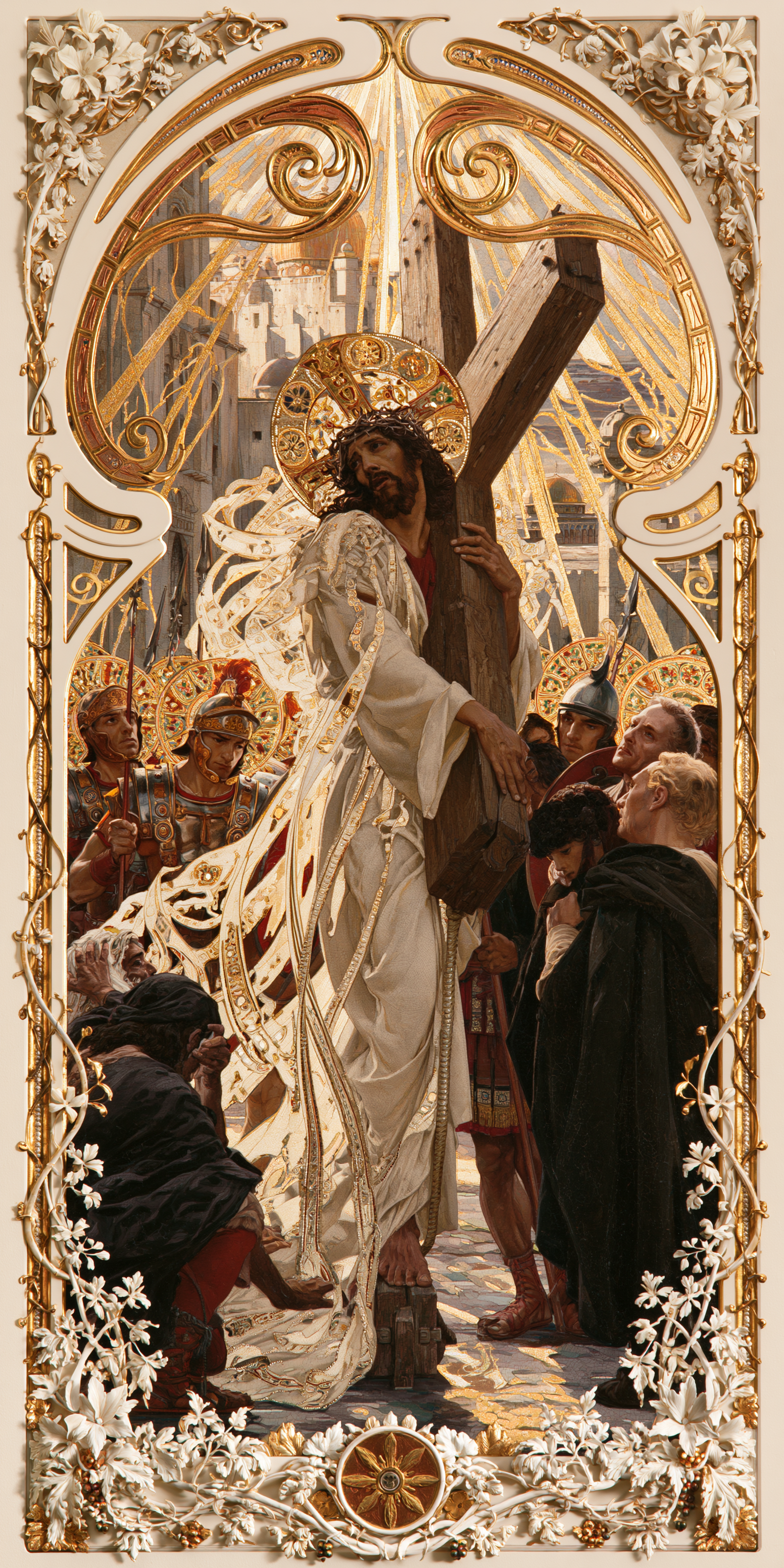 The Stations of the Cross - Sacred Art Nouveau · Portrait n° 3