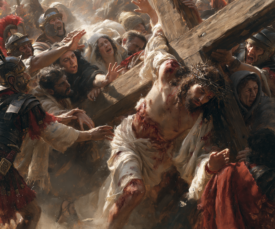 The Stations of the Cross - Explosion of movement · Landscape n° 5