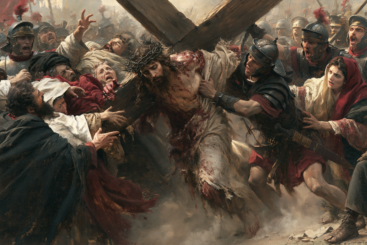 The Stations of the Cross - Explosion of movement · Landscape n° 11 — aperçu de la finition sélectionnée