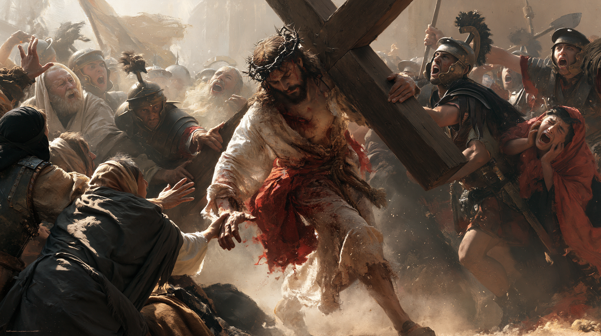 The Stations of the Cross - Explosion of movement · Landscape n° 13 — aperçu de la finition sélectionnée
