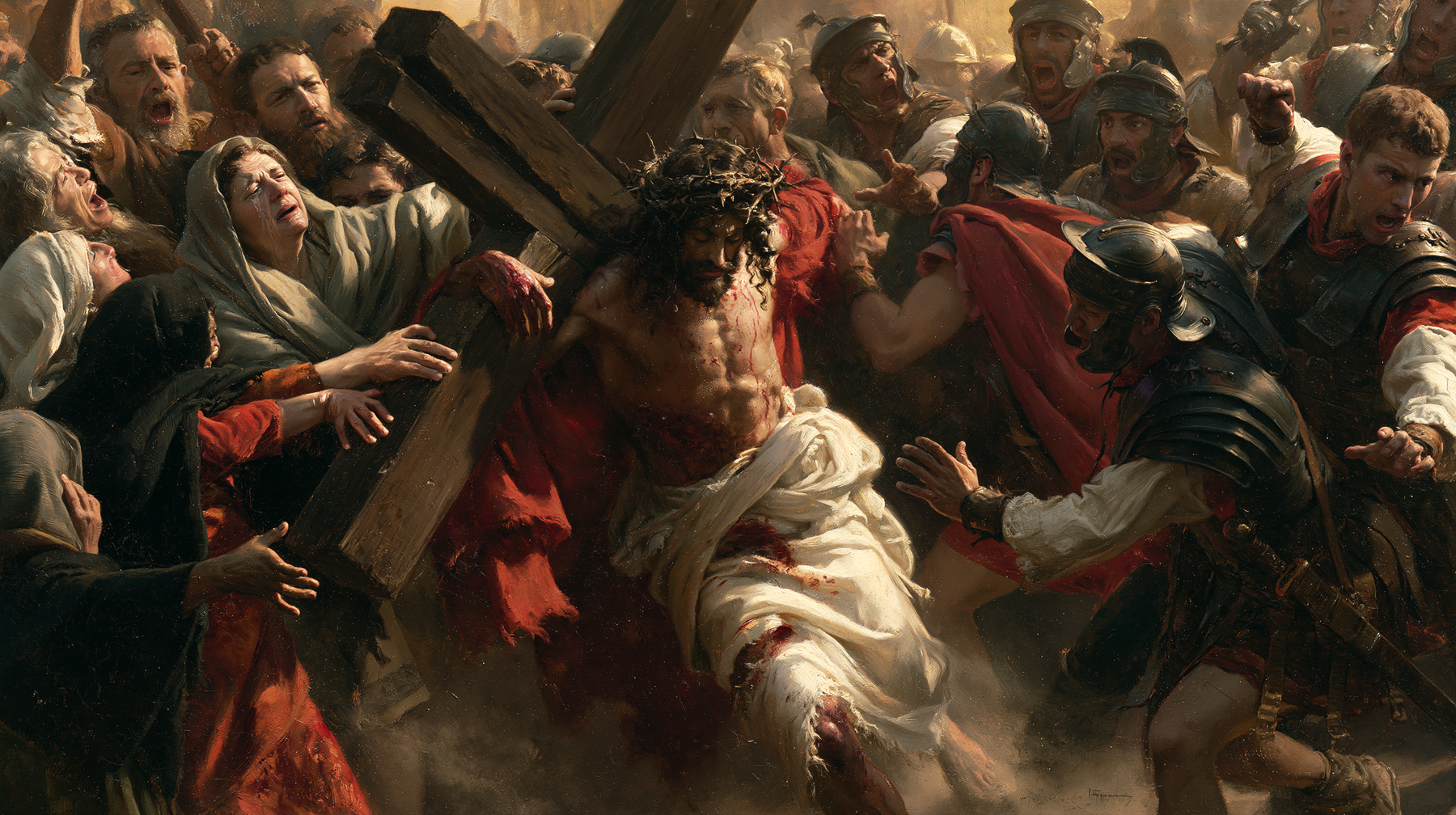 The Stations of the Cross - Explosion of movement · Landscape n° 15 — aperçu de la finition sélectionnée