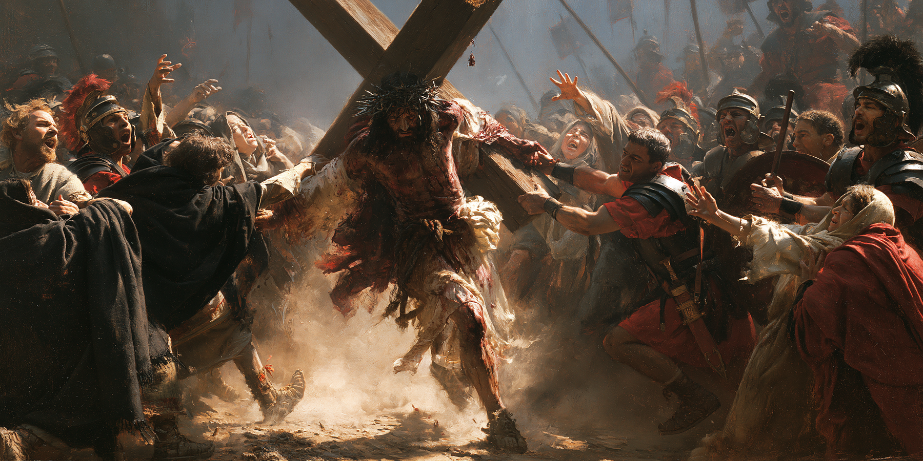 The Stations of the Cross - Explosion of movement · Landscape n° 17 — aperçu de la finition sélectionnée