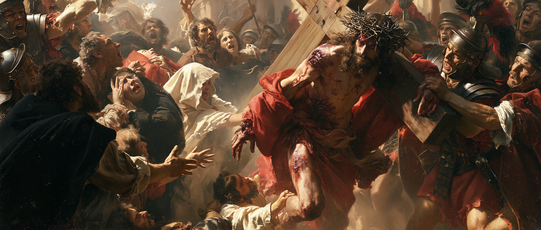 The Stations of the Cross - Explosion of movement · Landscape n° 19 — aperçu de la finition sélectionnée