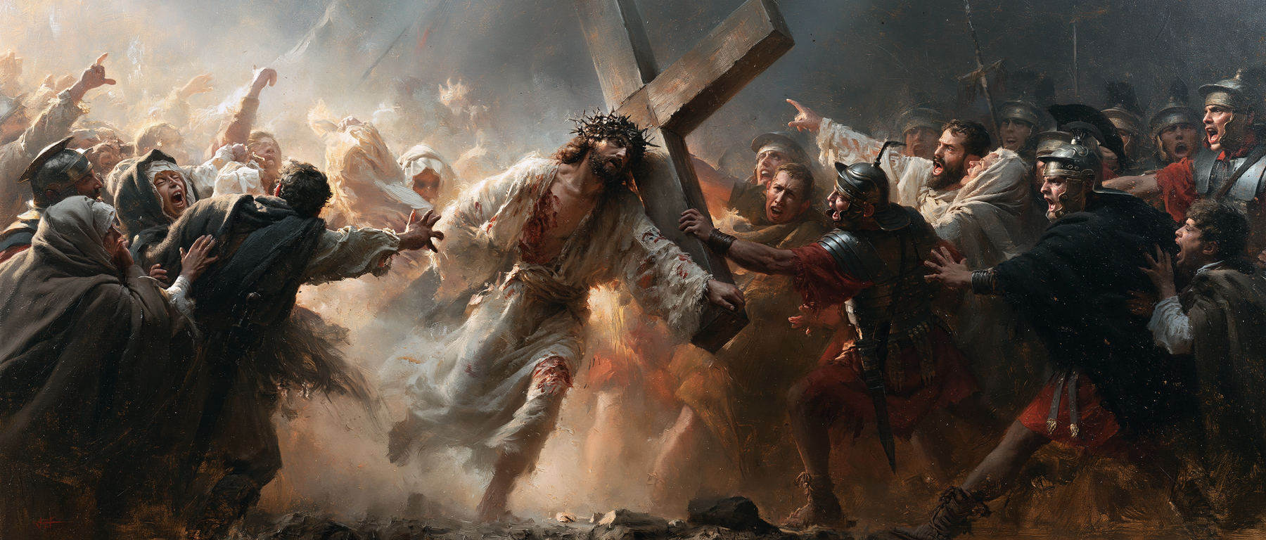 The Stations of the Cross - Explosion of movement · Landscape n° 20 — aperçu de la finition sélectionnée