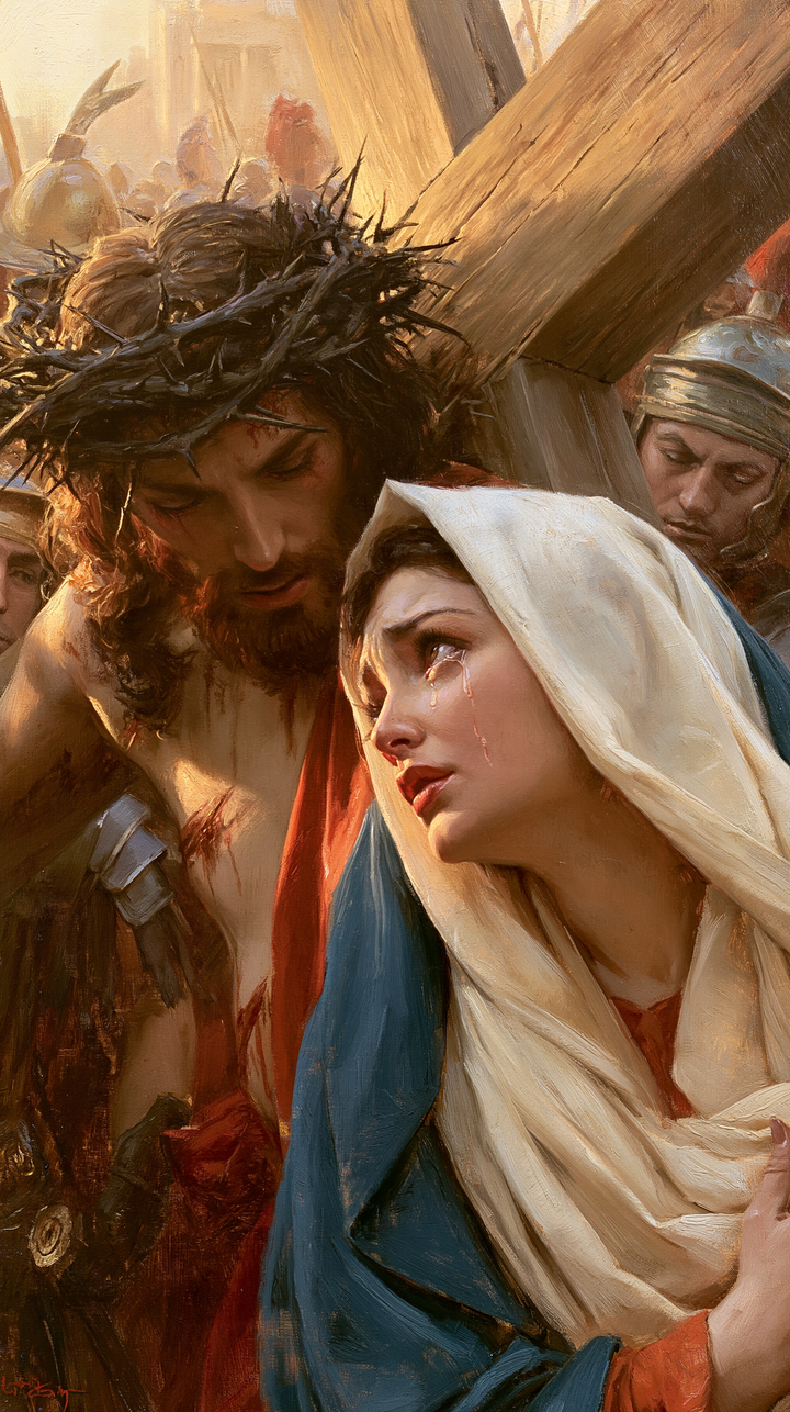 תחנות הצלב - ישו פוגש את אמו · דיוקן n°59