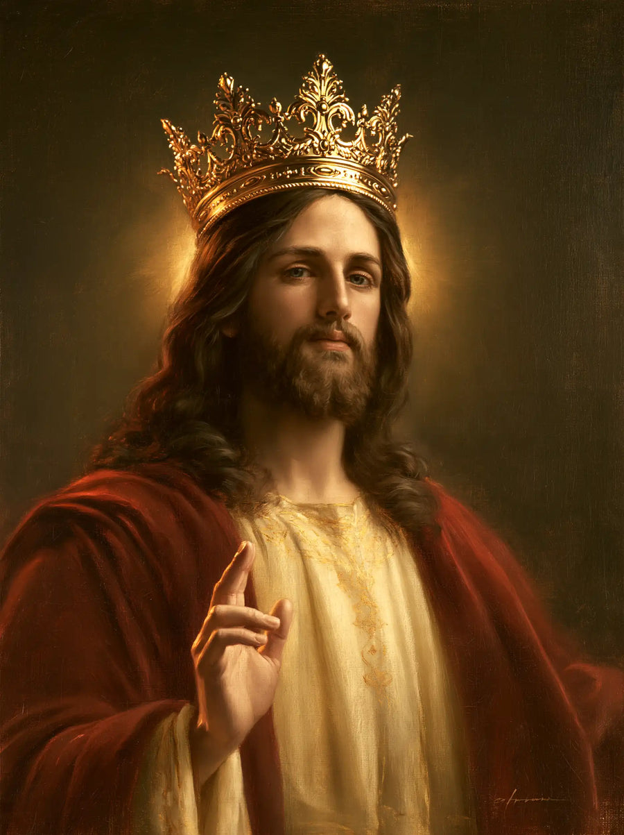 Jesus the King - Close Royal Portrait · Portrait n° 7