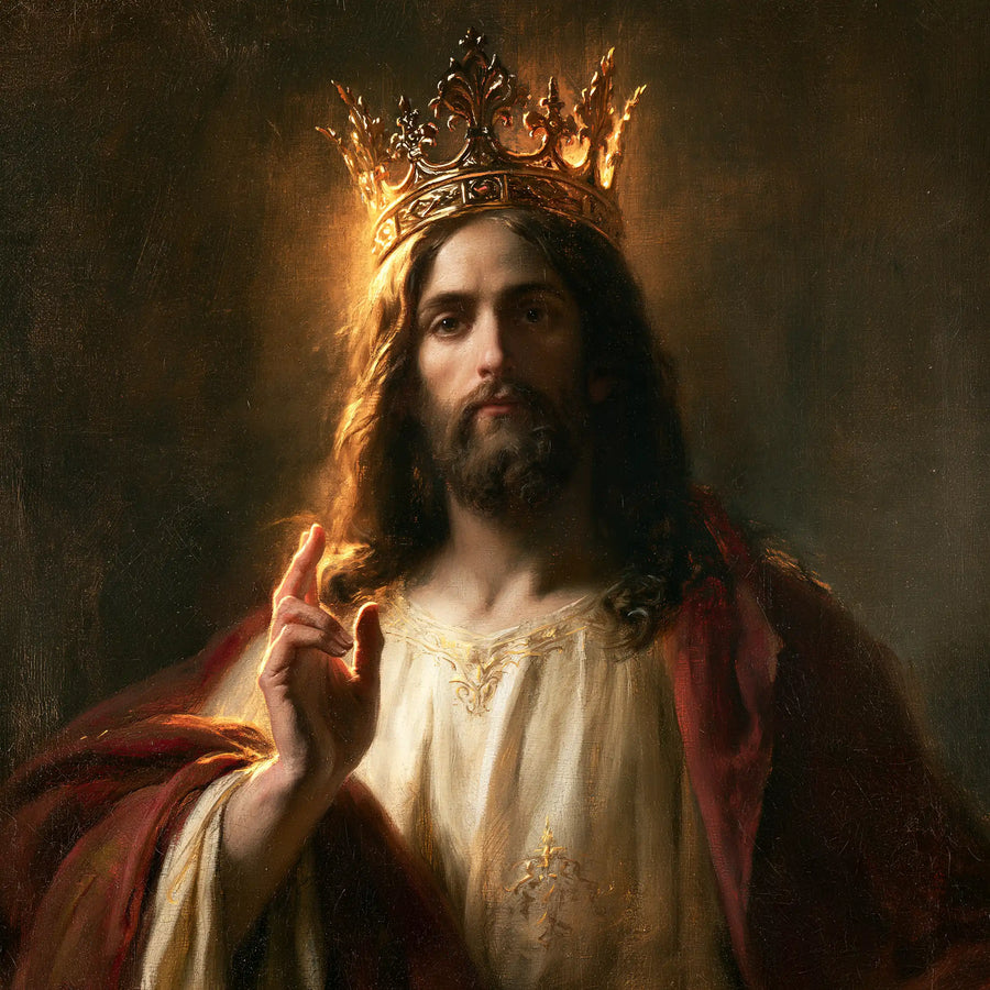 Jesus the King - Close Royal Portrait · Square n° 8