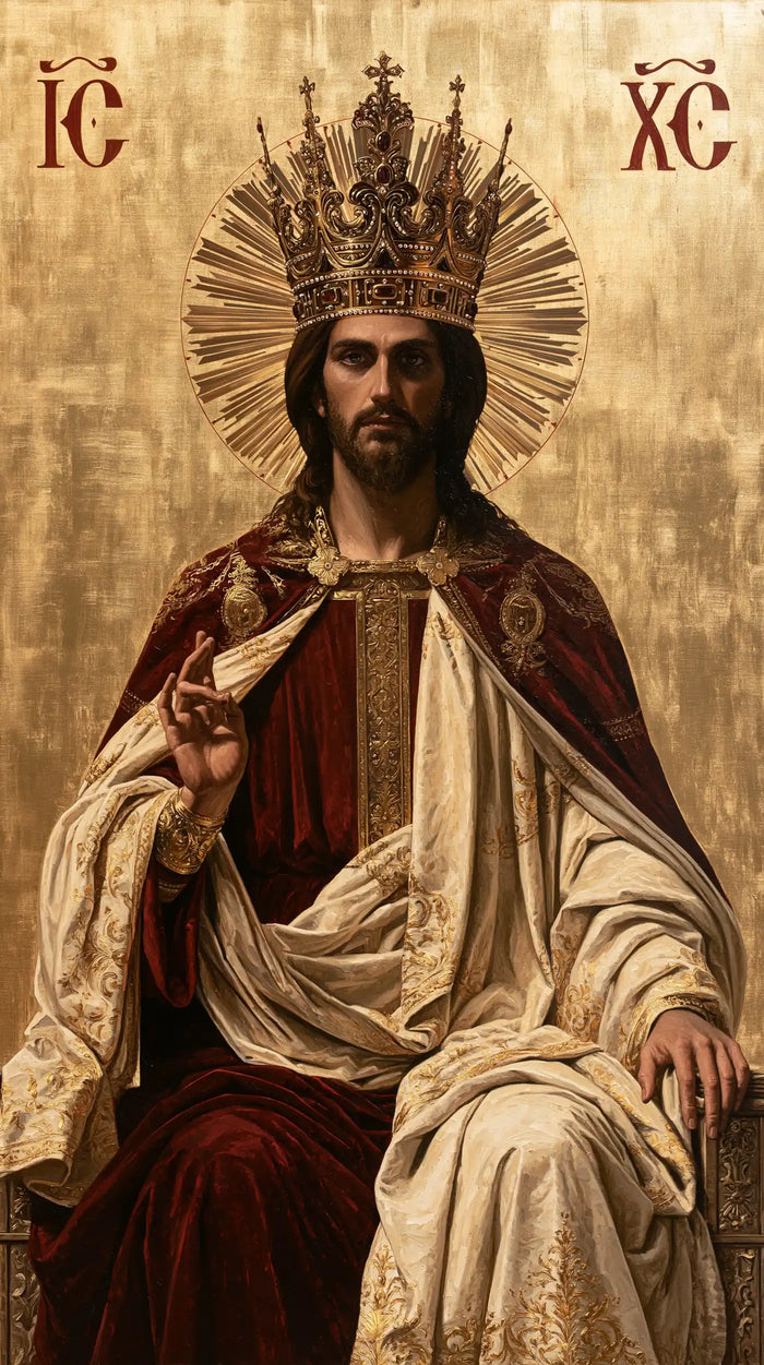 Jesus the King - Contemporary Byzantine · Portrait n° 7