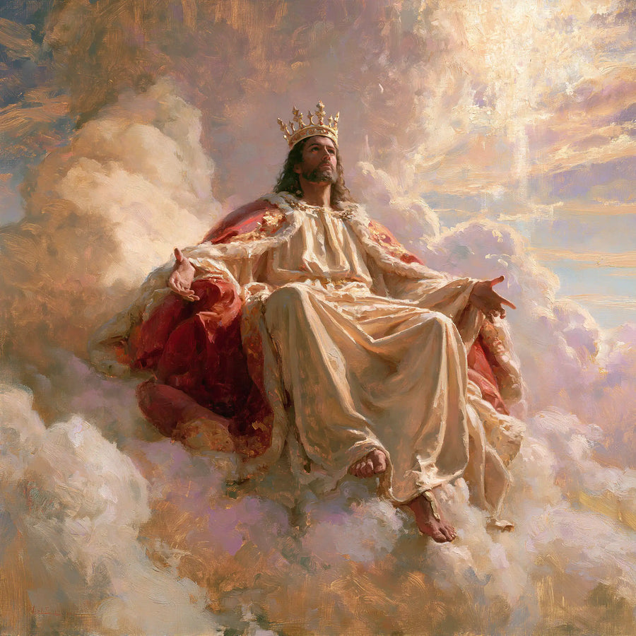 Jesus the King - Impressionist · Square n° 4