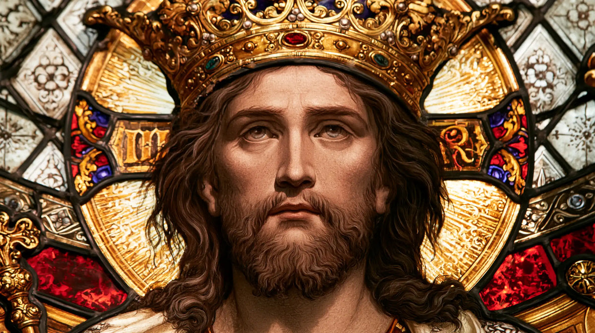Jesus the King - Red, Ivory and Gold · Landscape n° 13