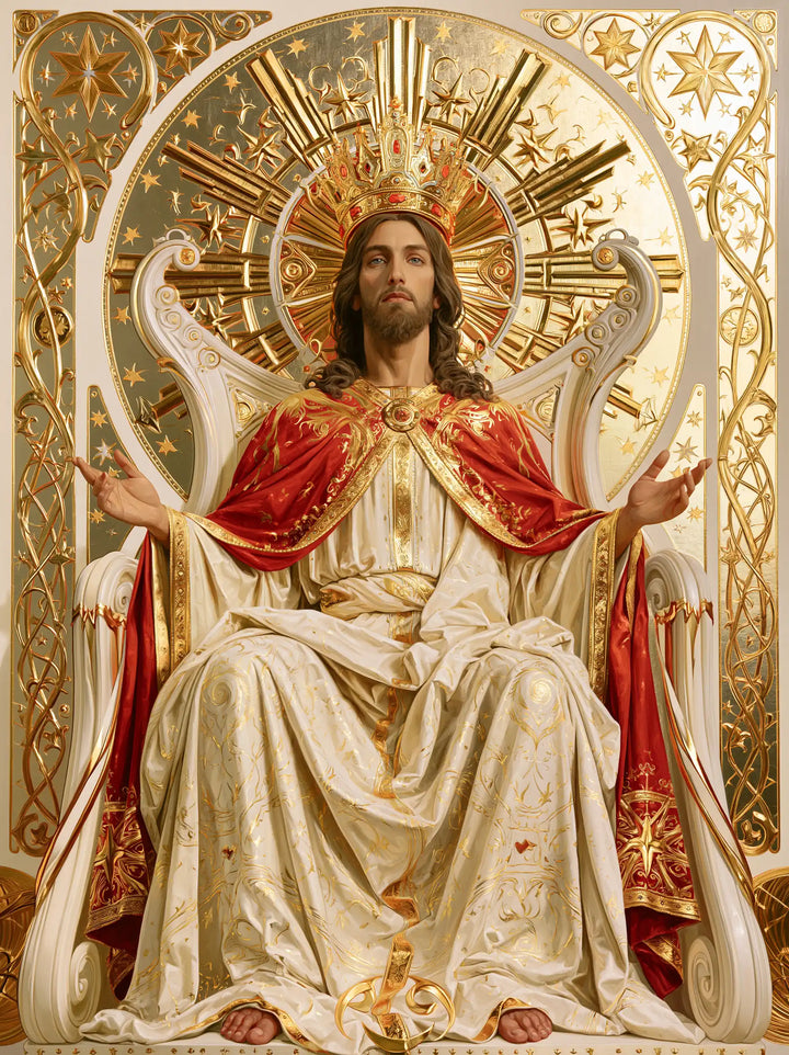 Jesus the King — The Throne with Ivory Wings