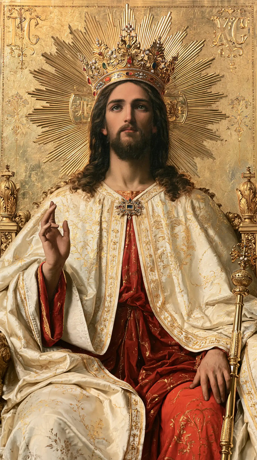 Jesus the King - Sacred Gold · Portrait n° 5