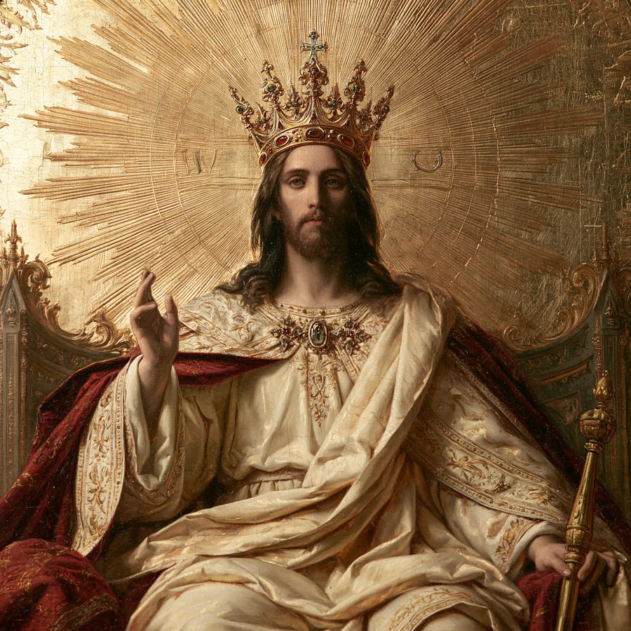 Jesus the King - Sacred Gold · Square n° 2
