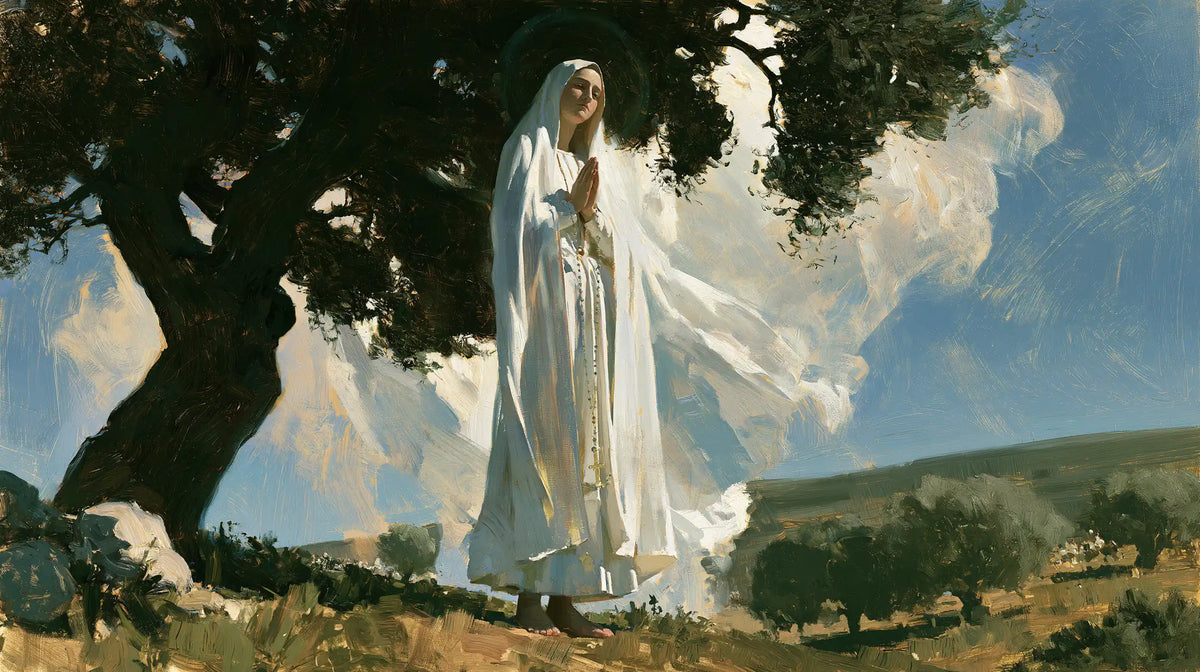 Our Lady of Fatima – Expressionist · Landscape no. 9