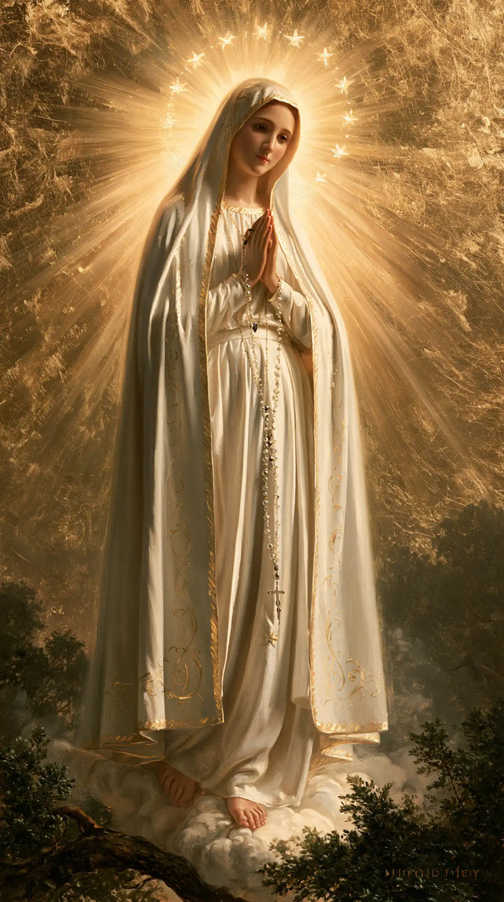 Our Lady of Fatima – Sacred Gold · Portrait no. 3