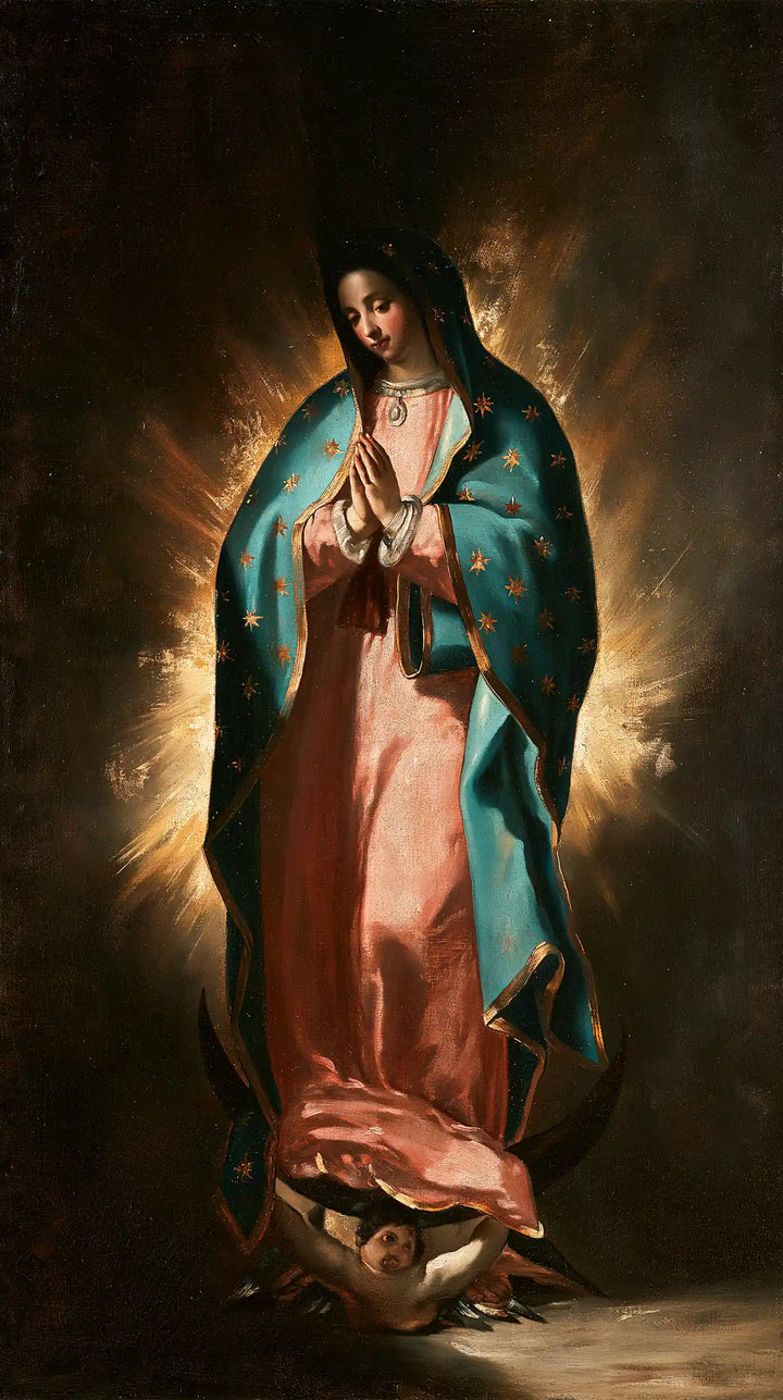 Our Lady of Guadalupe – Caravaggio Tenebrism · Portrait no. 1