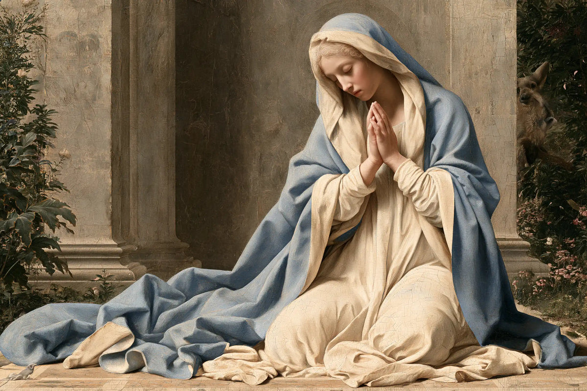 Virgin Mary in Prayer - Florentine Renaissance · Landscape n° 19