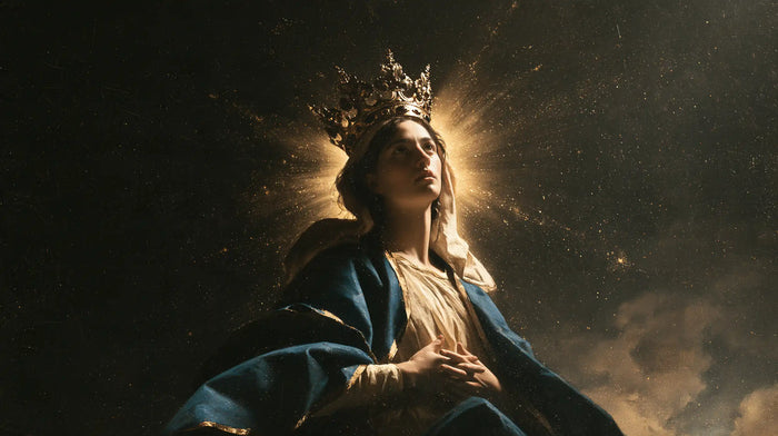 Mary, Queen of Heaven — Contemplation Beneath the Crown’s Sun