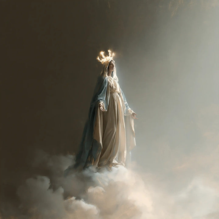 Mary Queen of Heaven - Contemporary Minimalism · Square n° 2