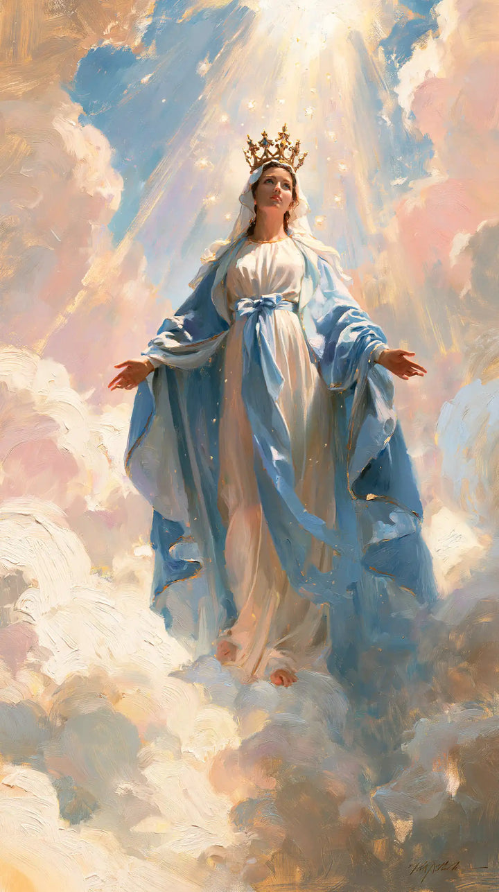 Mary Queen of Heaven - Impressionist · Portrait n° 11