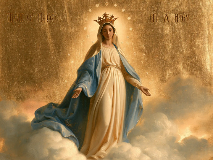 Mary, Queen of Heaven — The Light Train in the Ancient Glow