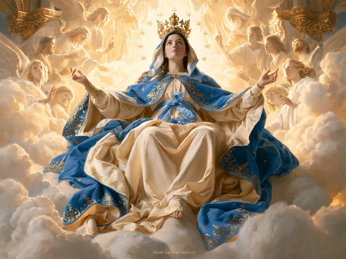 Mary, Queen of Heaven — Golden Sleeves in the Radiant Choir