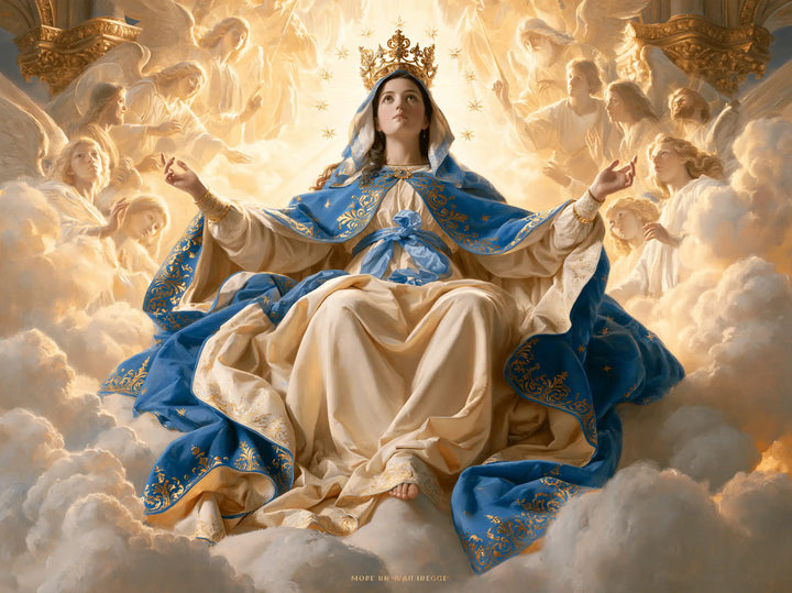 Mary, Queen of Heaven — Golden Sleeves in the Radiant Choir