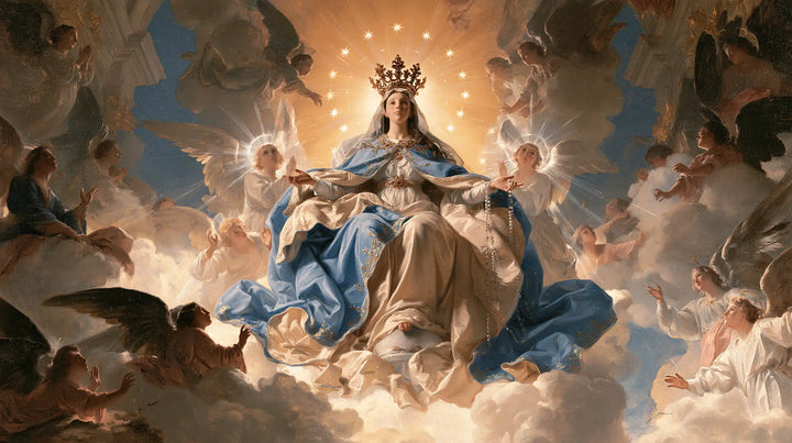 Mary, Queen of Heaven — The Pale Throne in the Ring of Wings