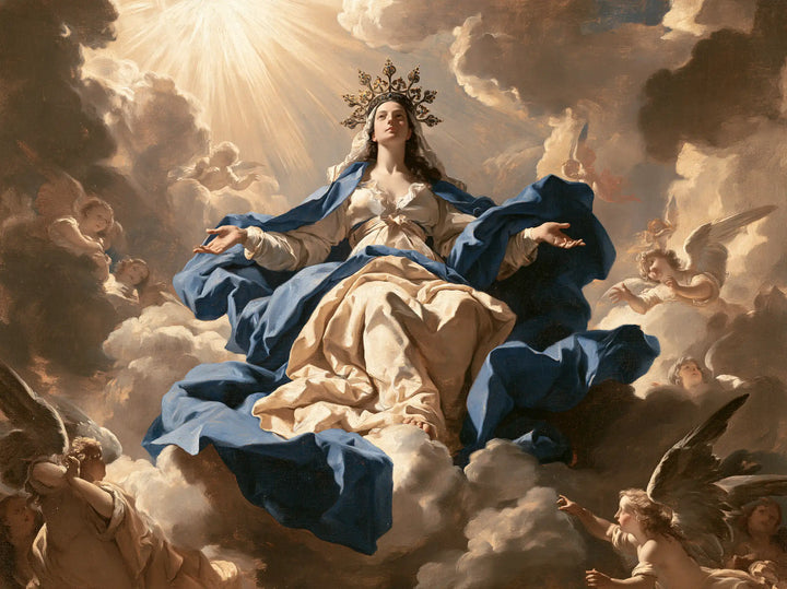 Mary, Queen of Heaven — Pale Silks Beneath Morning Rays