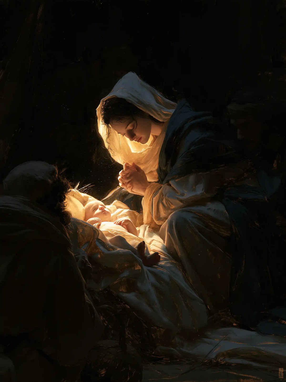 The Nativity — The Veil Lit by the Child