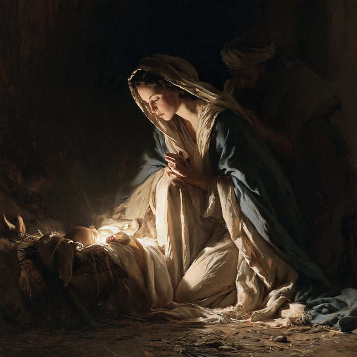 The Nativity - Infant Jesus as Divine Light · Square n° 5