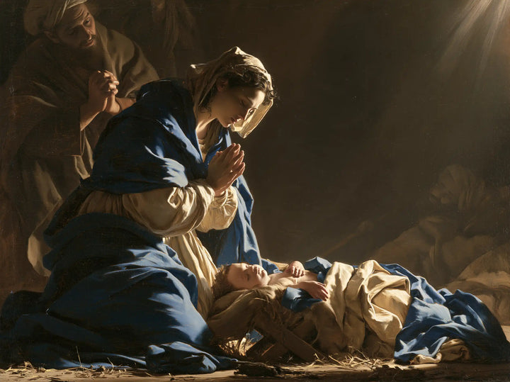 The Nativity - Mary Adoring the Christ Child · Landscape n° 4