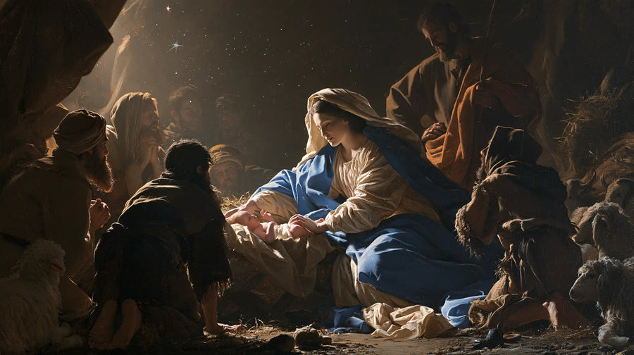 The Nativity - Mary and the Shepherds · Landscape n° 8