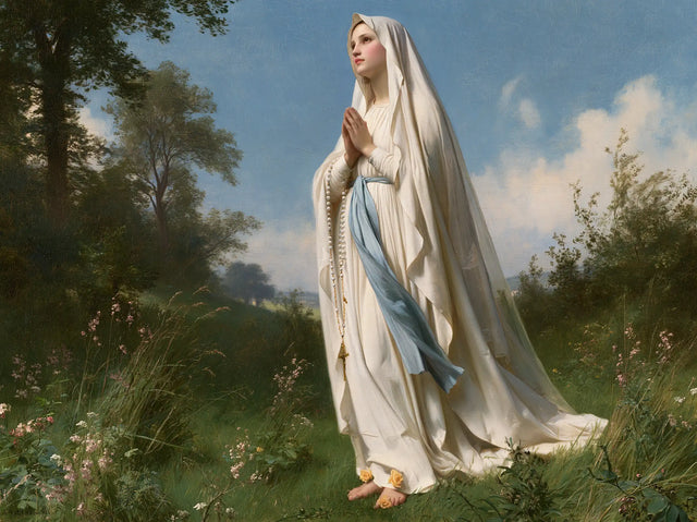 Our Lady of Lourdes – Blue Sash Under Open Skies