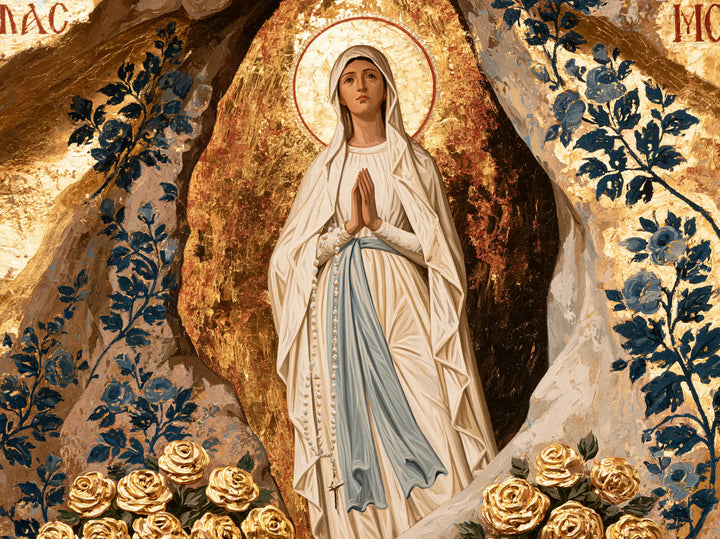 Our Lady of Lourdes Devotional Portrait · Landscape no. 6
